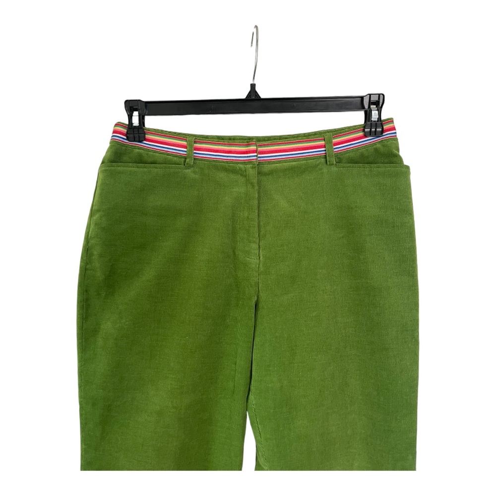 Lilly Pulitzer green corduroy pants
